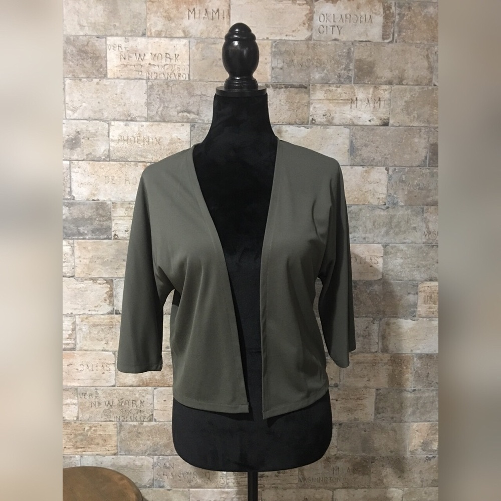 Olive cardigan - Jones New York collection, sz S.